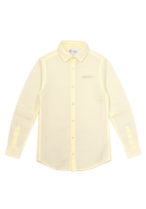 Camicia con logo SAINT BARTH | LCM0002 CHEMISIER ICE JR00024L 92L BUTTER